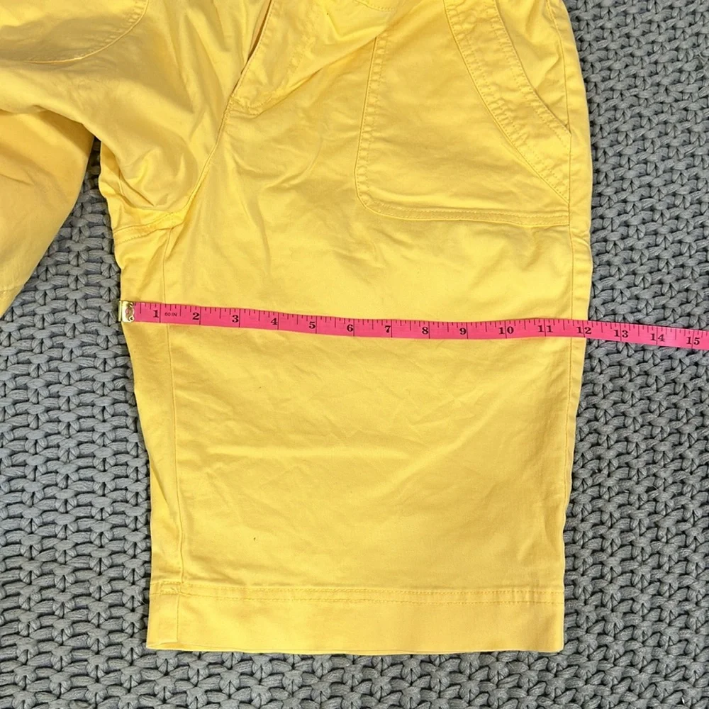 Chico’s Women’s Shorts Size S Yellow Color - Picture 11 of 13